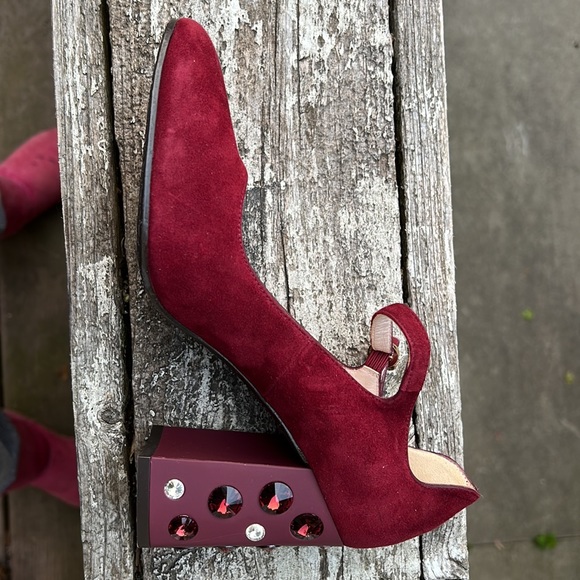 COPY - LODI Ladies Suede Burgundy NWOT bundle 2 for $30 - Picture 6 of 9